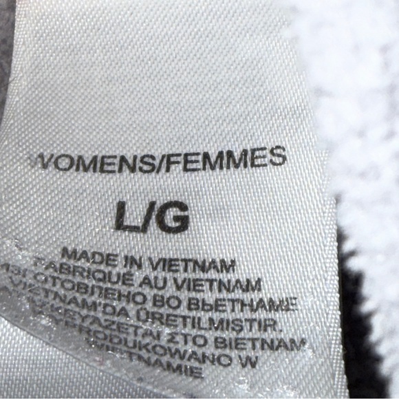 TNF North Face Classic Womens Size Large Full Zip Fleece Jacket Gray - Picture 5 of 7